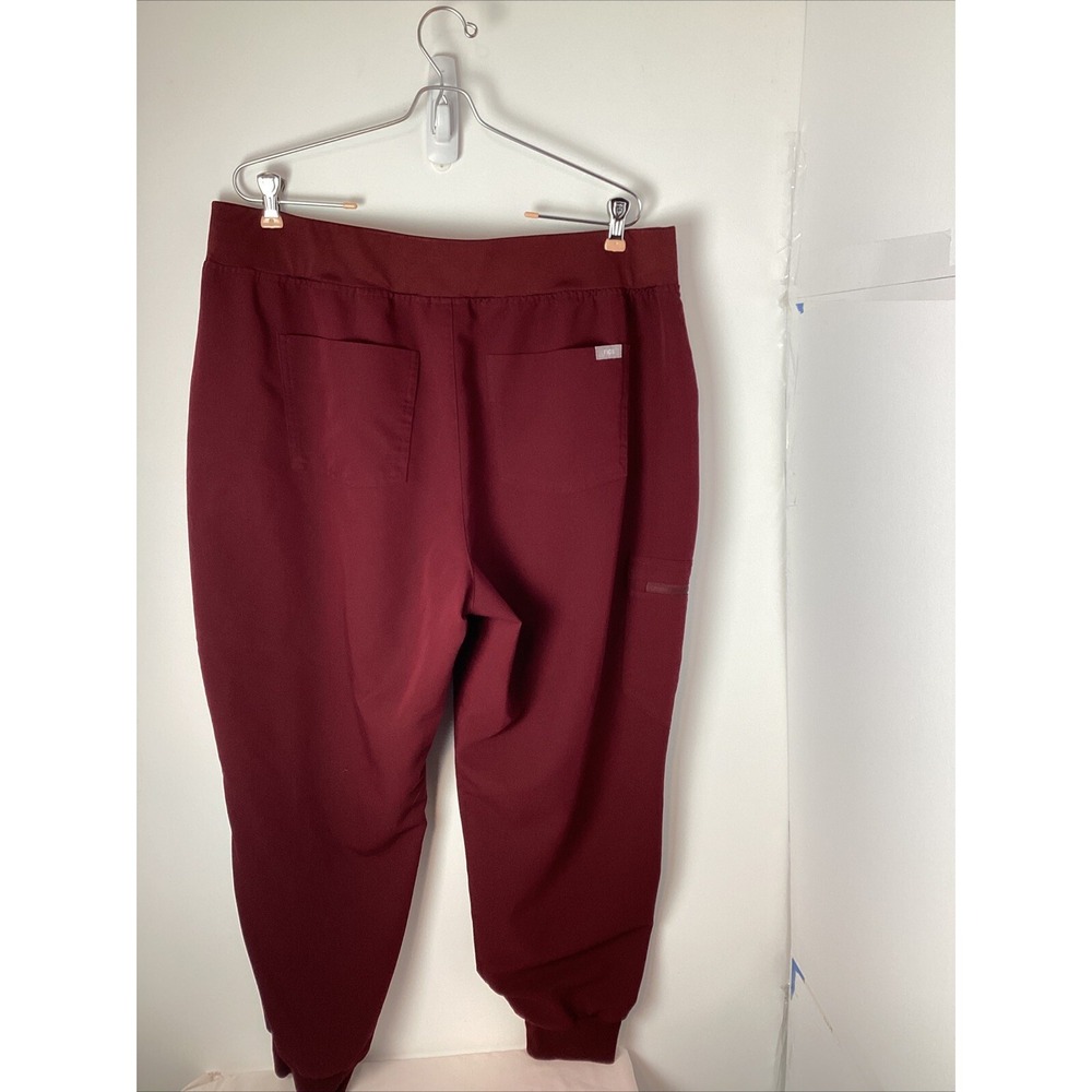 Figs Technical Collection Set Women's Burgundy Size XXL Top Jogger Pants XXL-P - Picture 12 of 16